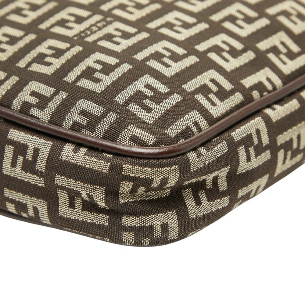 FENDI Brown Leather Shoulder Bag - Picture 6 of 12